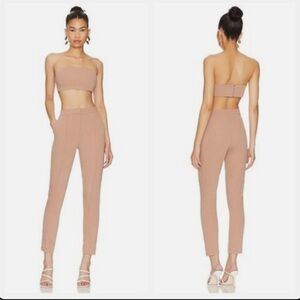 Superdown Nude Cropped Pants